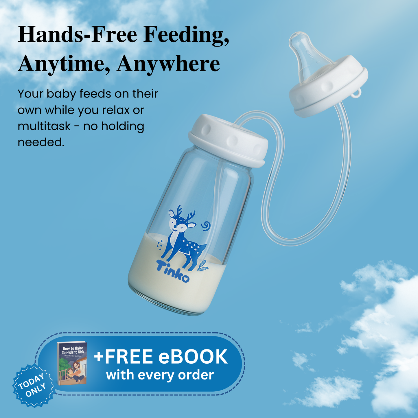 Tinko™ Self-Feeding Bottle [Free Today]