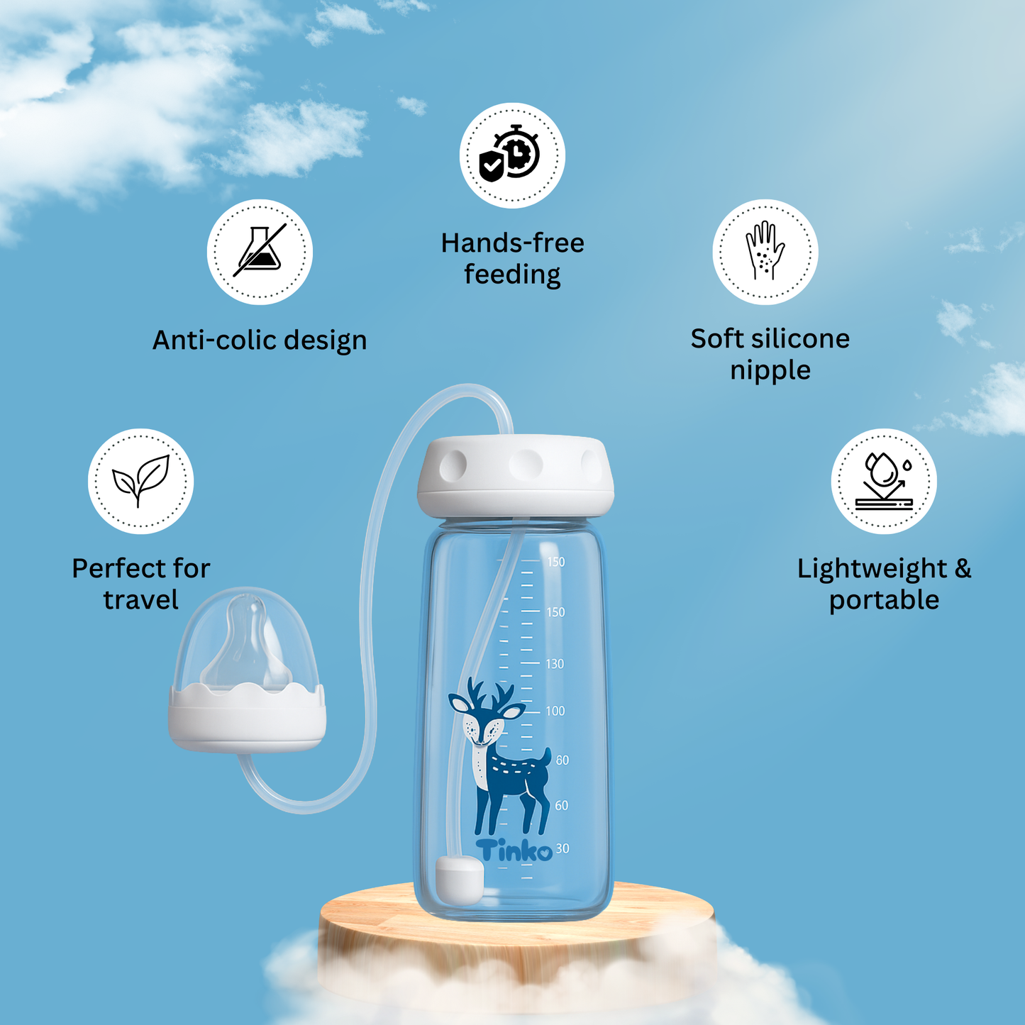 Tinko™ Self-Feeding Bottle [Free Today]